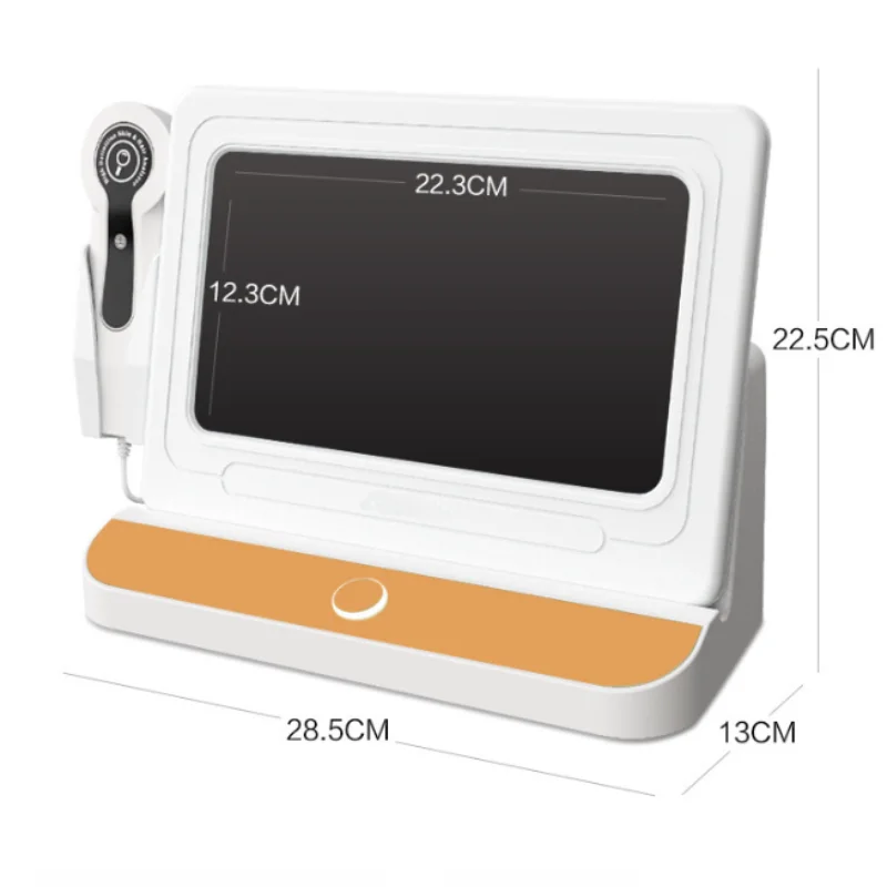 Lupa Digital para análisis de piel, 50/200X, 10 pulgadas, LCD, Detector de cuero cabelludo, analizador de piel de pelo, microscopio para pruebas de folículos capilares