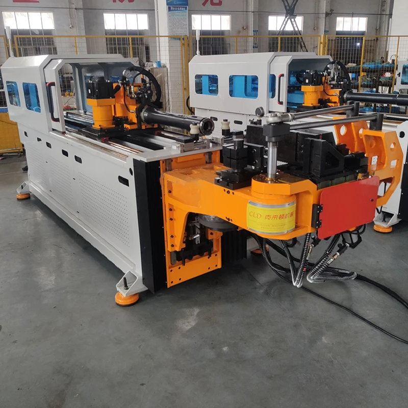 4 Axis pipe and tube bending machine with push bending function Automotive Aluminum steel Chair cnc Tube Bender Machine for sale