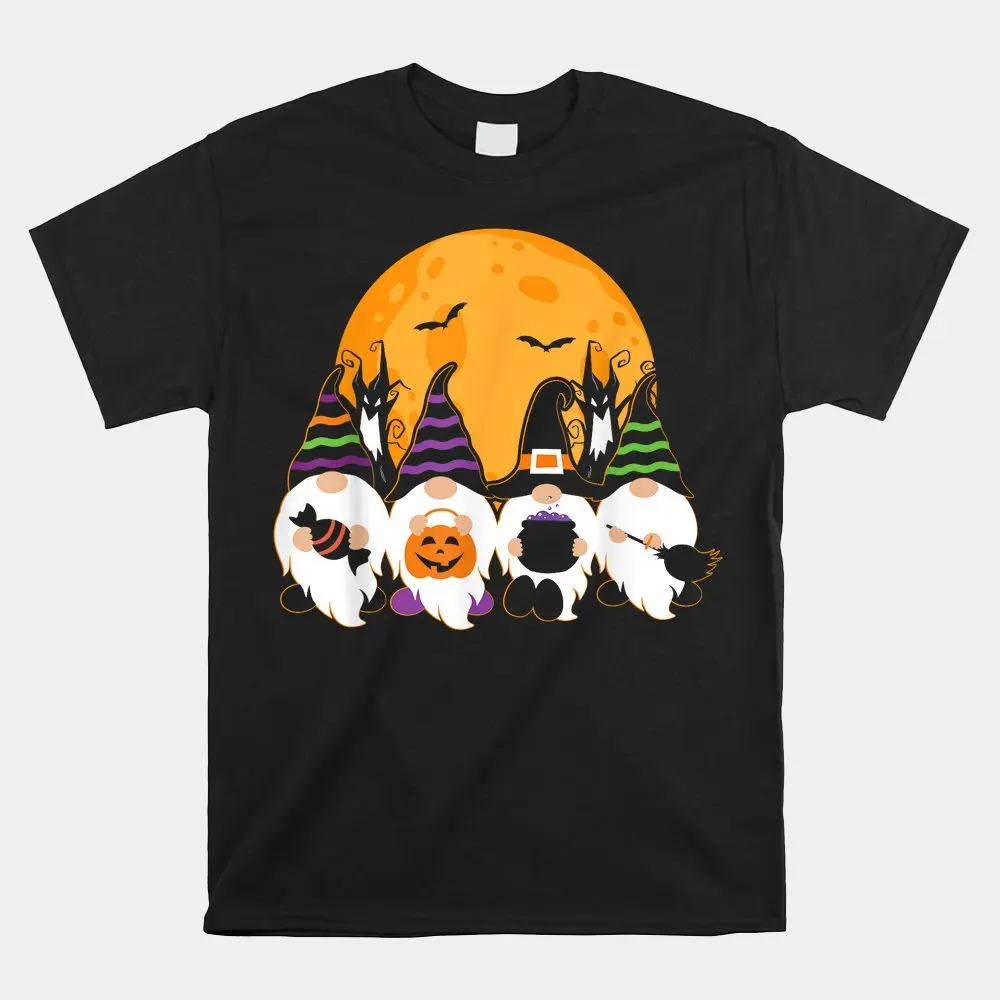 

Cute Halloween Gnome Spooky Gardening Trick Or Treat Shirt