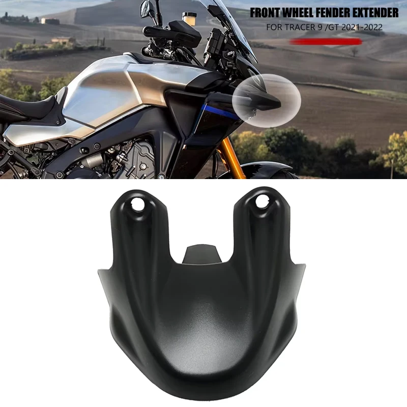 Motorcycle Beak Nose Cone Extension Cover Front Wheel Fender Extender Cowl Fairing For YAMAHA Tracer 9 GT Tracer9 2021 2022 2023