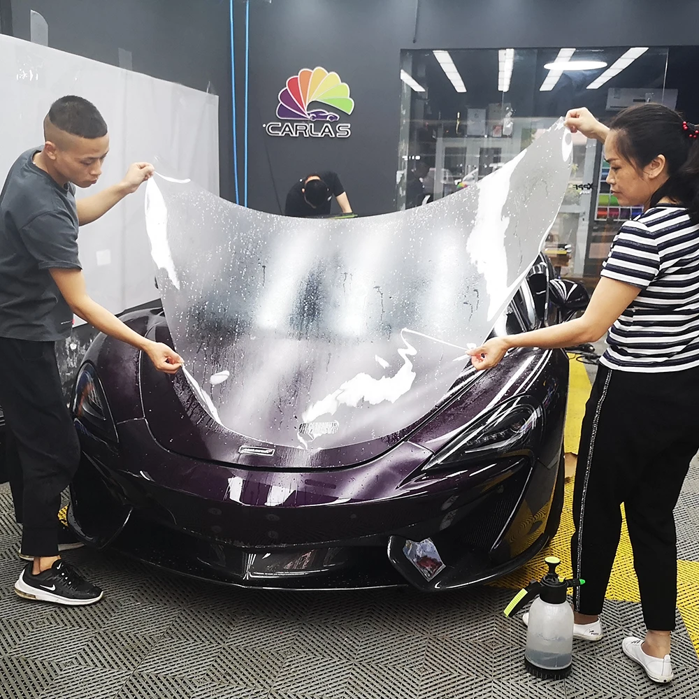 

CARLAS 7.5mil Anti Scratch TPU PPF Roll Car Stickers Transparent Film Self Healing Anti-Yellowing Car Paint Protection Film