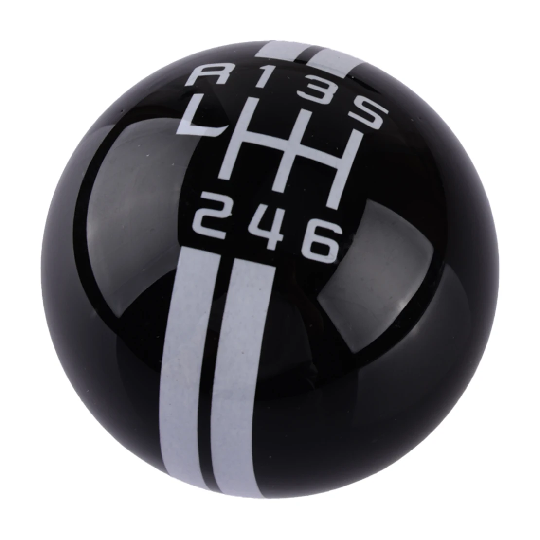 Round Ball Manual Transmission Car Gear Shift Knob Shifter Lever 6 Speed Fit for Ford Mustang Shelby GT 500