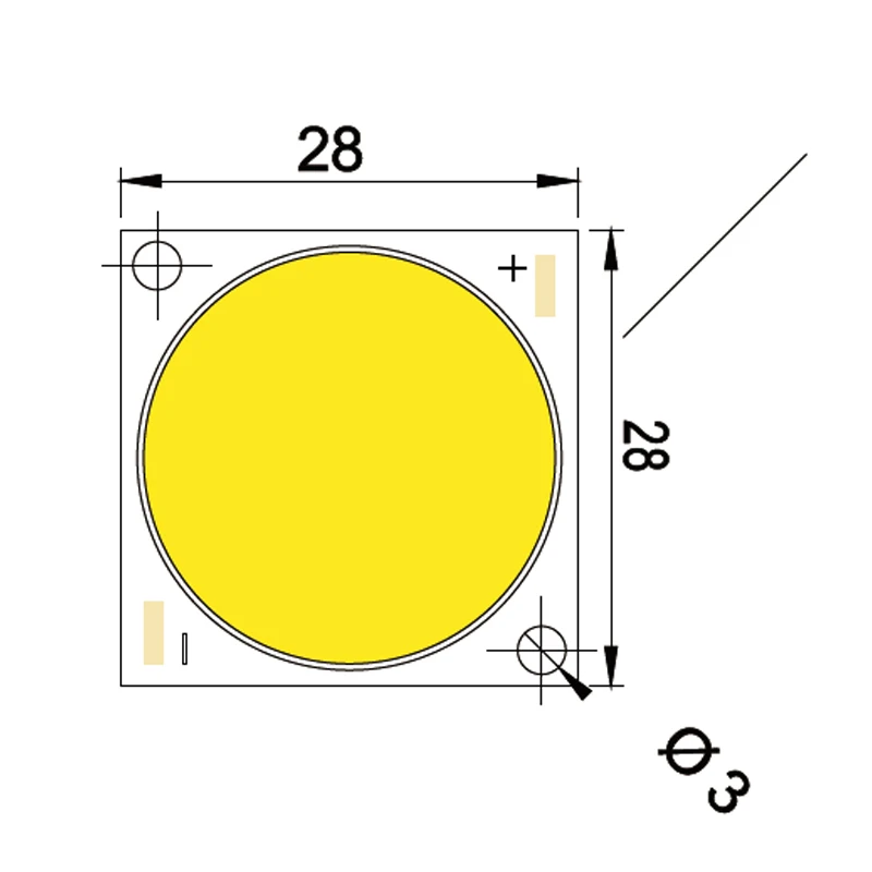 

Бусины для ламп высокой яркости 200 Вт | RA97 Бусины для лампы High CRI | Прожектор и профиль, бусины для лампы проектора | Излучающая поверхность 22 мм Di