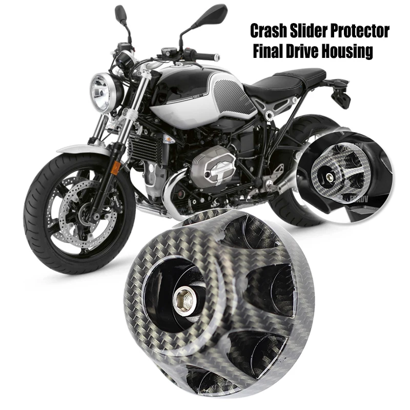 

Карбоновый карданный слайдер, защитный корпус главной передачи для BMW RNINET R Nine T R9T Scrambler T Pure Racer Urban G/S 2014-2023