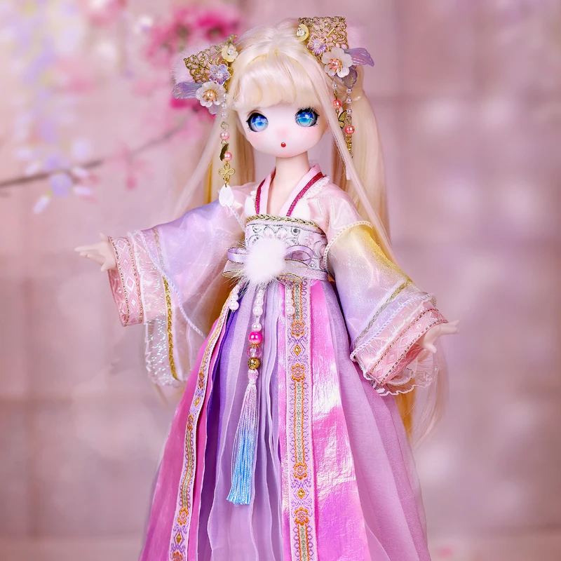 DBS ตุ๊กตา1/4 BJD Dream Fairy Match สาว Kimono อะนิเมะเรซินรูปกล่อง Lala Ruru ไข่ ACGN SD คอลเลกชันของเล่น