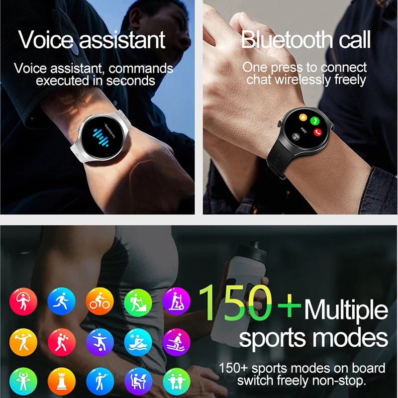 2025 Nuovi Uomini Smartwatch ECG Cardiofrequenzimetro Orologi da uomo Chiamata Bluetooth Braccialetto Sport Fitness Smart Watch Per Android ios