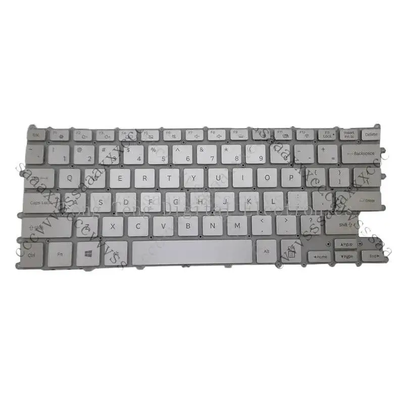 

Laptop keyboard for np930qaa 930qaa English us with backlit Silver New #*