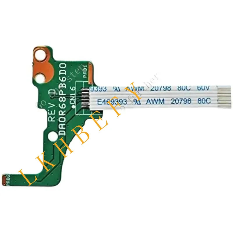 

€ Power Button Board for Pavilion 17.3" 17-e Series DA0R68PB6D0 720673 -001/17-E 15-E 15-E000 TPN-Q118 Q117 15-e064TX 14-