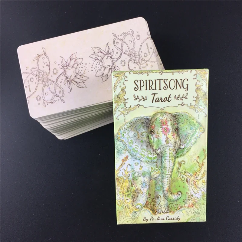 Spiritsong Tarot Cards Deck Games Oracle Party Playing Card English Tarot Table Board Game Divination Fate Entertainment