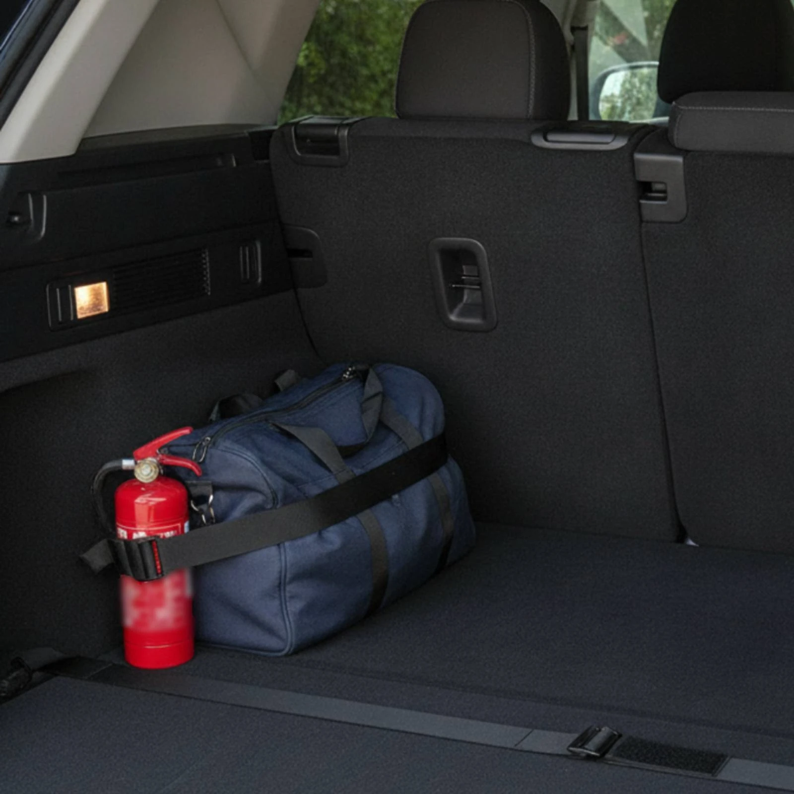 Car Trunk Strap with Hook-and-Loop Hard-Wearing Car Trunk Organizer Strap Heavy-Duty Multifunctional for Drivers
