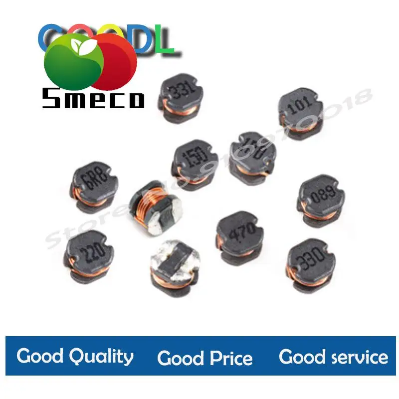 10ชิ้น CD54 indutância poder SMD 2.2UH 3.3UH 4.7UH 6.8UH 330UH 10UH 15UH 22UH 33UH 47UH 68UH 100UH 150UH 220UH 470UH