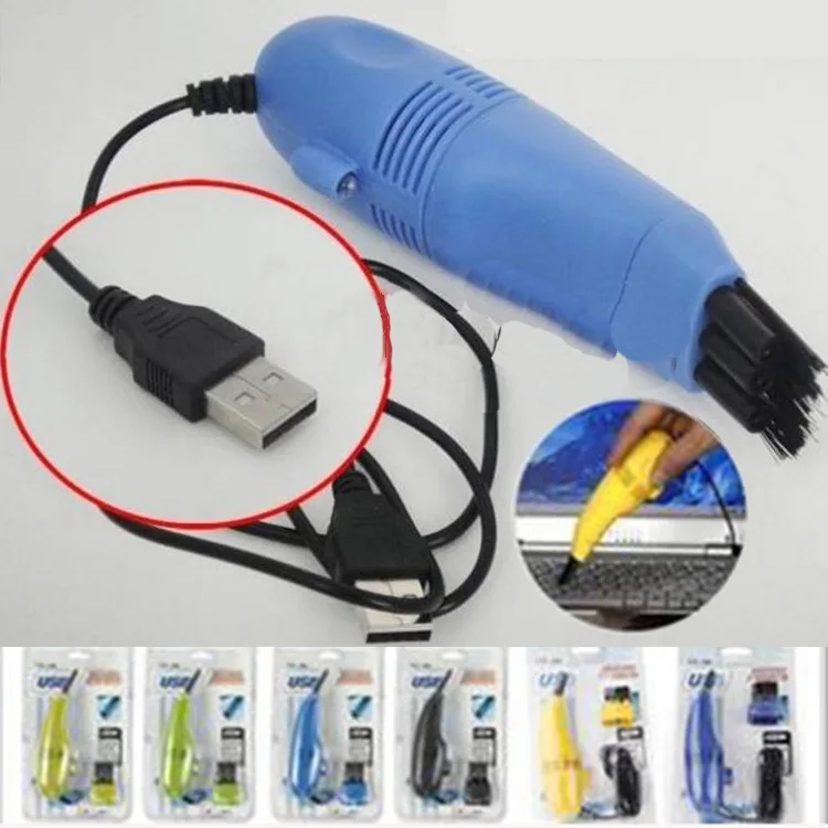 Aspiradora de Teclado Inalámbrica USB, Mini Soplador de Polvo Portátil para Laptop