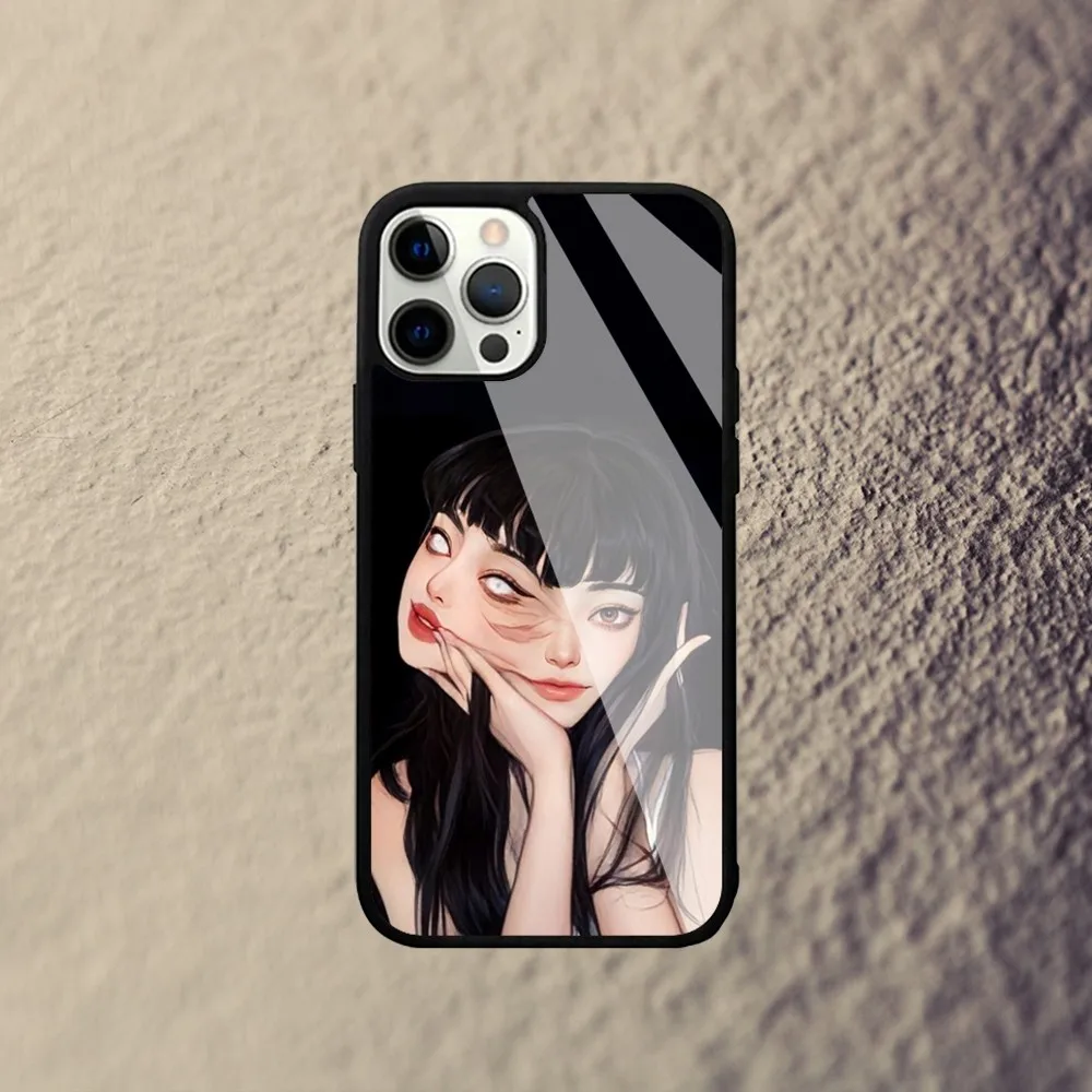 Tomie Junji Ito Phone Case For Magesafe Magnetic Wireless Charge Case For iPhone 11,12,13,14,15,Pro Max Plus Mini