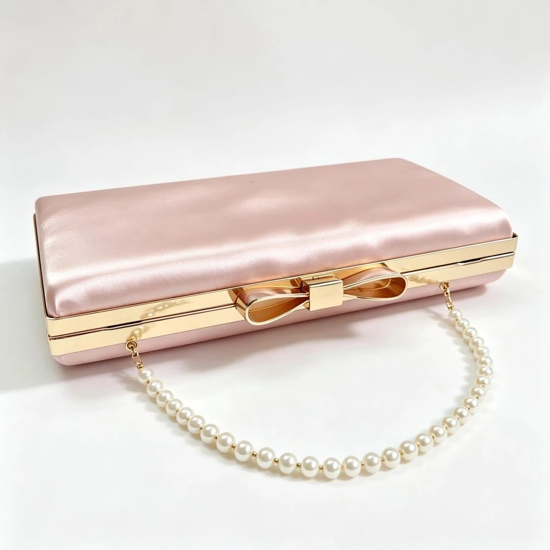 Handmade Box Clutch Frame Metal Bow Head Purse Mold Glue-In Attachment Butterfly Knot Lock for Bag Accessories