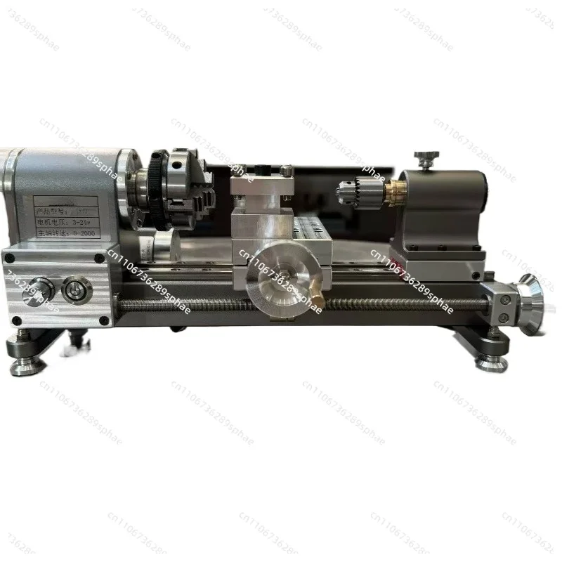 

Микротокарный станок, диаметр патрона 50 мм, сквозное отверстие 9 мм, 330x150x120 мм, мини-токарный станок