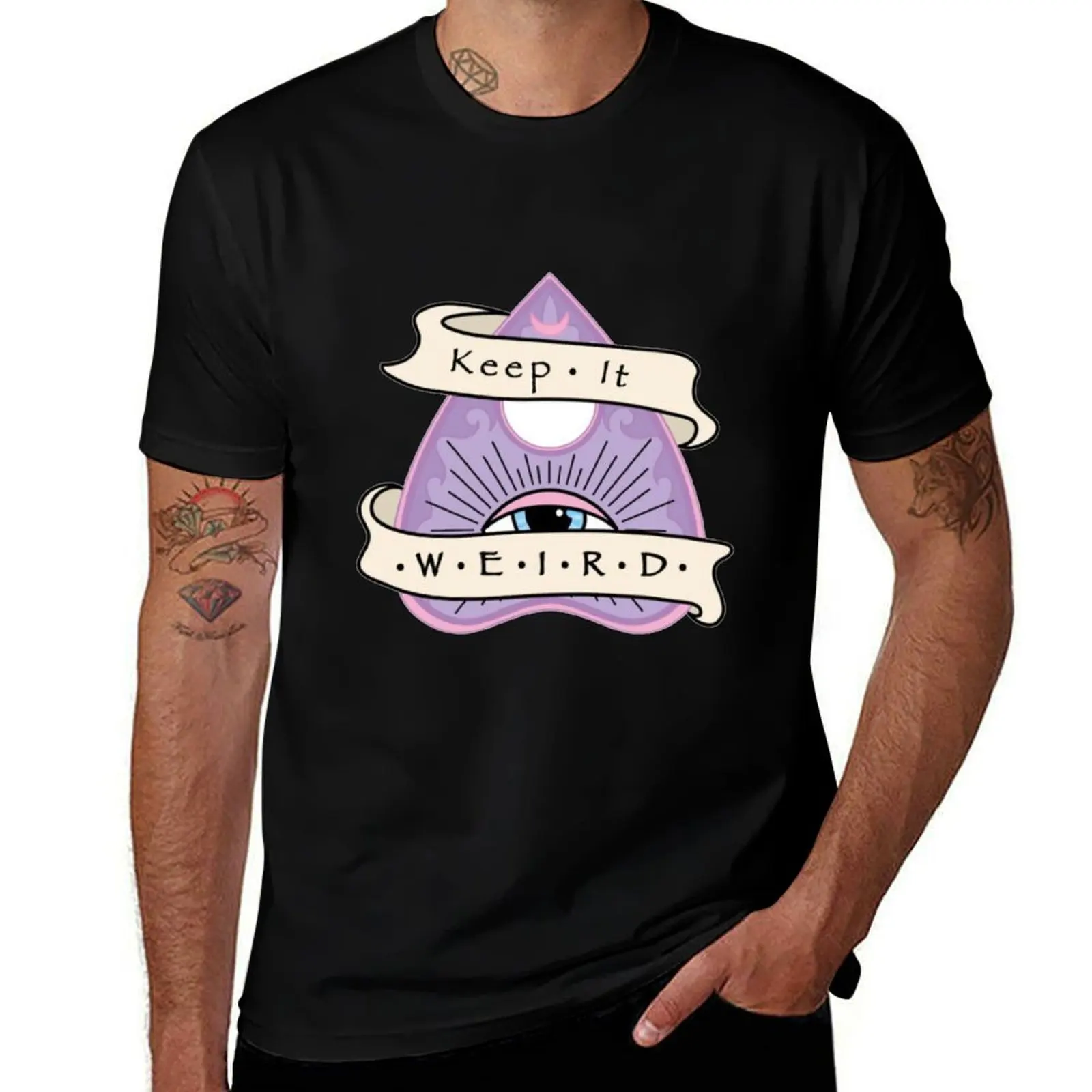 Morbid Ouija Planchette T-Shirt Anti-Fade Casual Tee Shirt T-Shirt