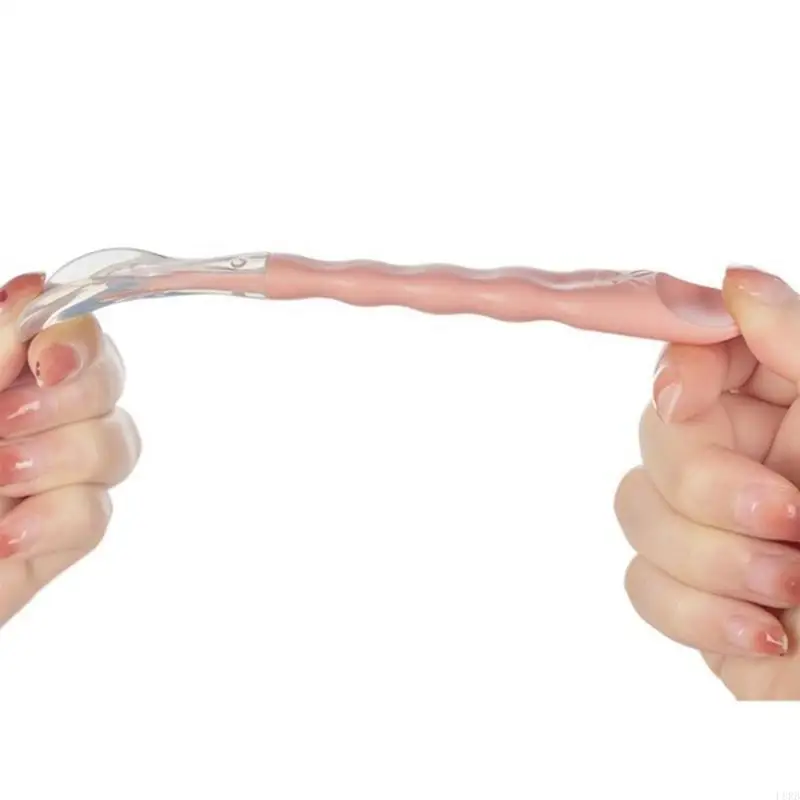 متعددة الوظائف الطفل ملعقة سيليكون الطفل تغذية ملعقة مزدوجة الرأس الطفل ملاعق L8RB