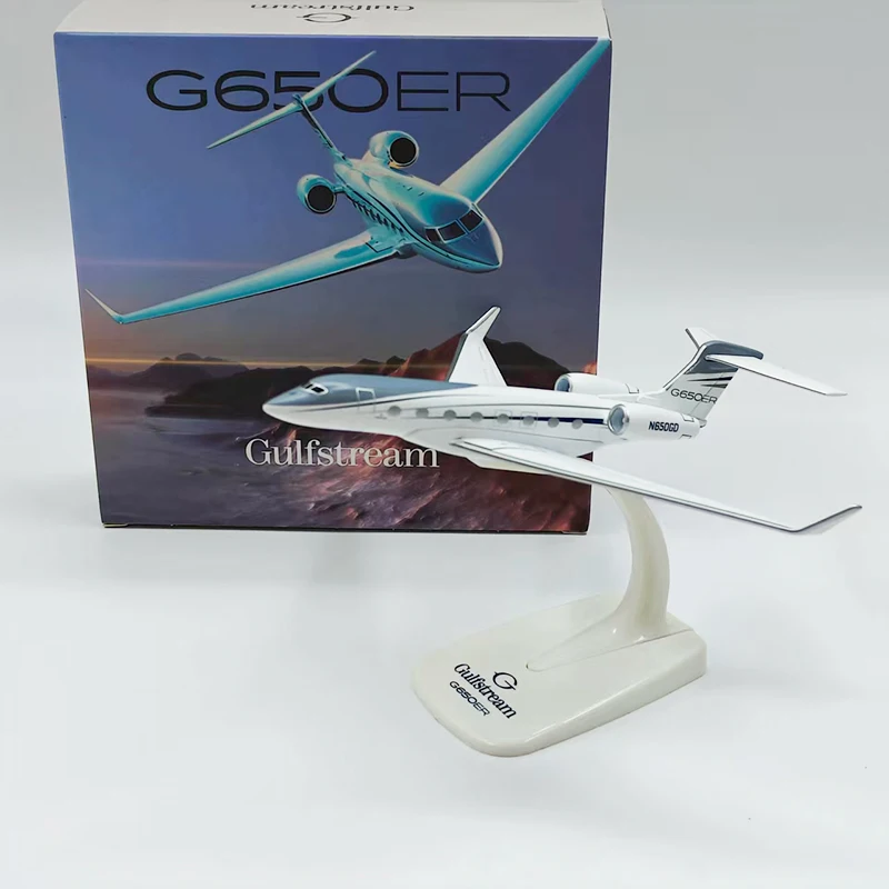 16 سنتيمتر جلفستريم الفضاء G650er سبيكة الصلبة الطائرات محاكاة الانتهاء تذكارية هواية جمع لعبة الديكور هدية