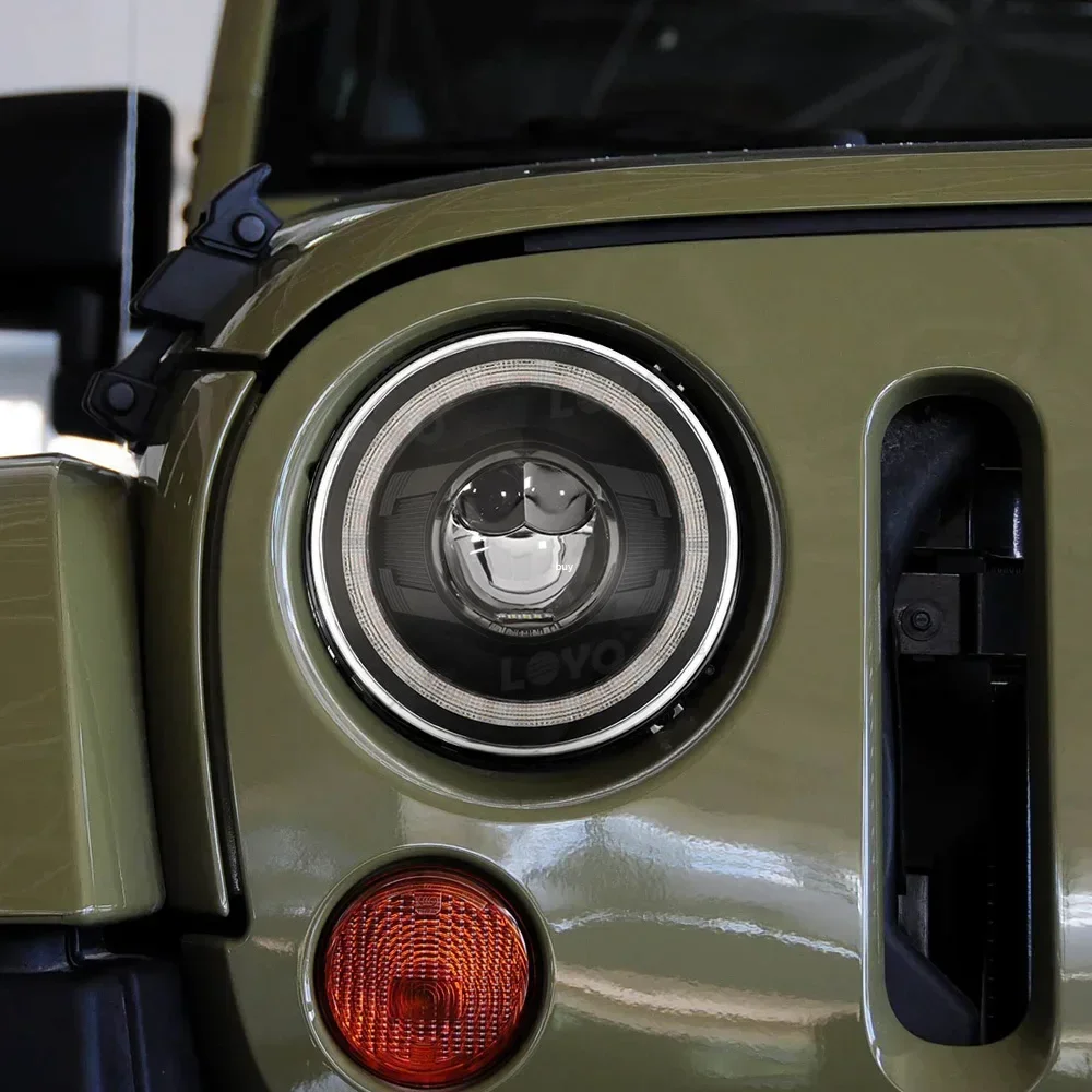 

Для Jeep Wrangler 2007-2017 автоматические передние лампы в сборе, обновленный Plug and Play, светодиодный объектив проектора, высококачественные автомобильные аксессуары для инструментов