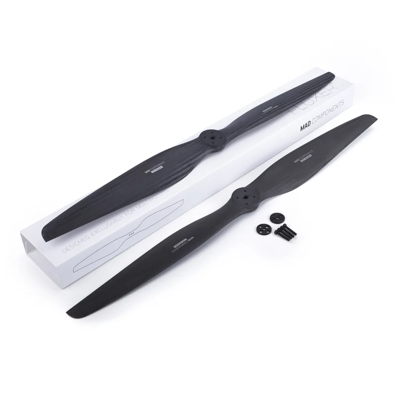 MAD FLUXER 30.1x12 Inch VTOL Prop Carbon Fiber Fixed Propeller for EVTOL Dr-one High Altitude Airplane - view 3