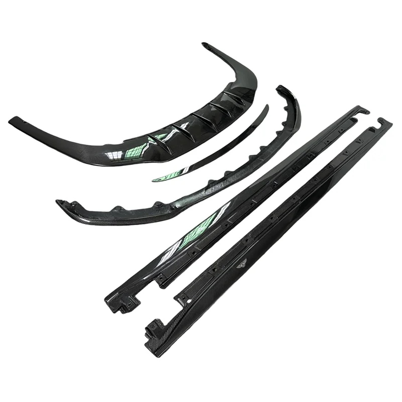 

Body Kit For Bently Flying Spur W12 2023 Upgrade To Carbon Fiber Front Lip Rear Diffuser Side Skirts Rear Wing Car Accessories