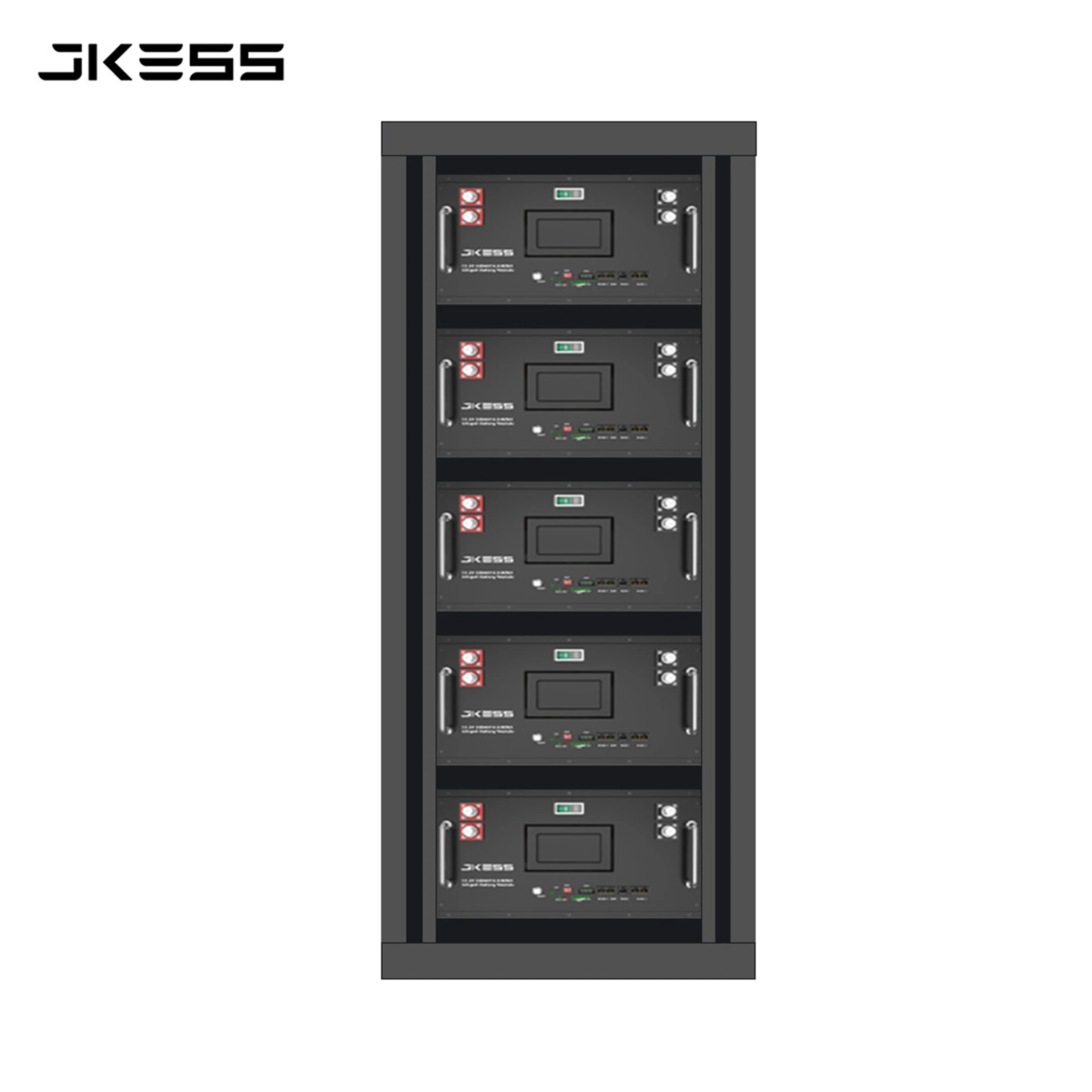 مجموعات بطارية JKESS Lifepo4 15Kwh 48V 51.2V 280Ah تدعم محولات Goodwe EASUN SRNE Solis لسفينة تخزين الطاقة المنزلية من الاتحاد الأوروبي