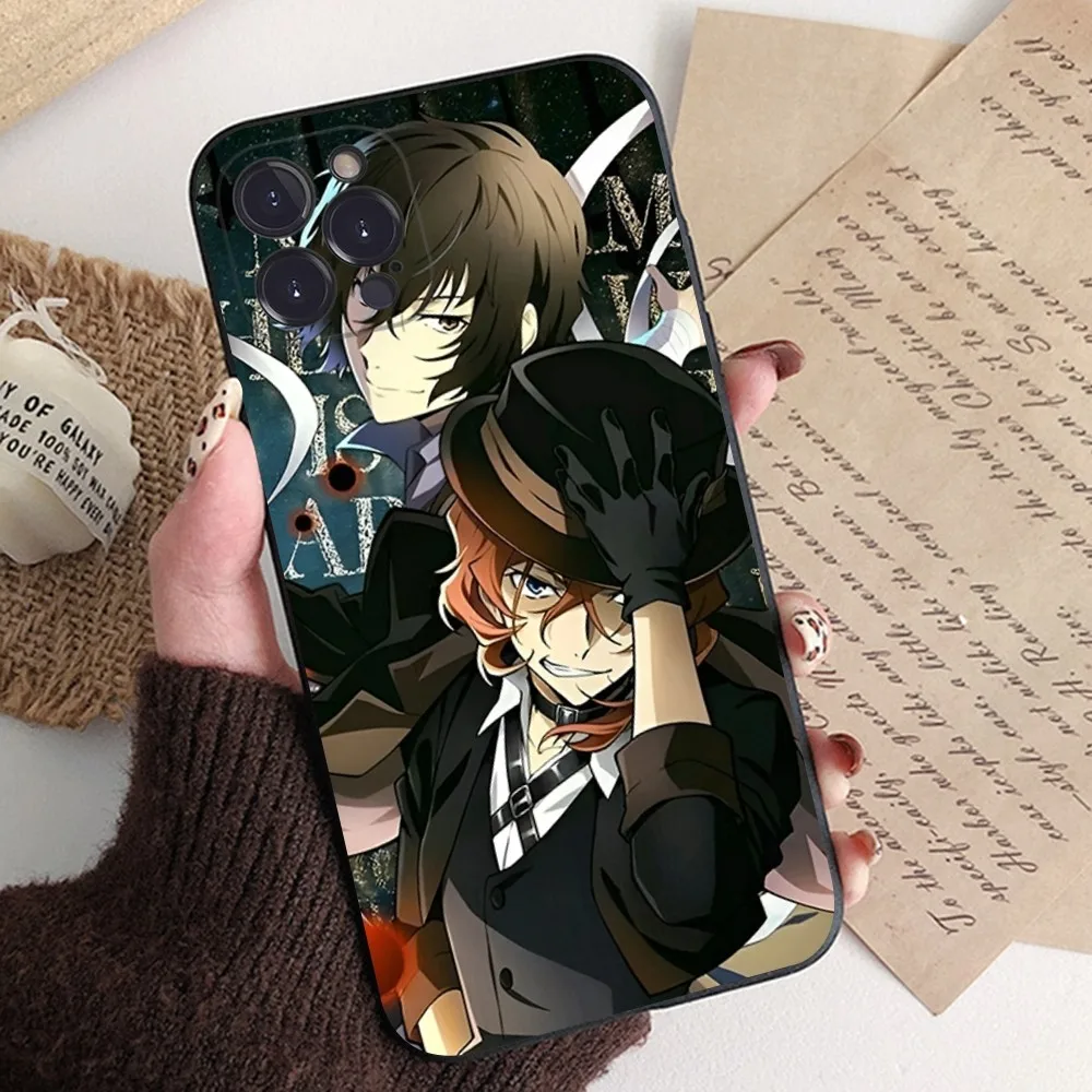 Anime Bungou Stray Dogs Dazai Osamu Phone Case For IPhone 15 14 13 12 Mini 11 Pro XS Max X XR SE 6 7 8 Plus Soft Silicone Cover