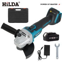 HILDA 125mm Mini Brushless Angle Grinder Polishing Cutting Machine Cordless Angle Grinder Power Tools For Makita Battery