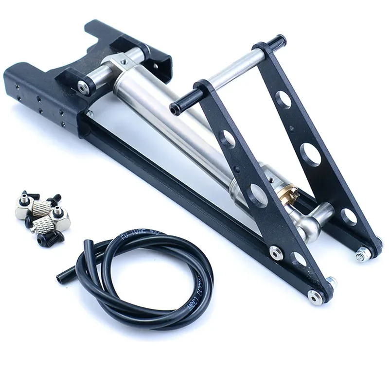 RC tipping bucket metal hydraulic central cylinder and oil pump, suitable for 1/14