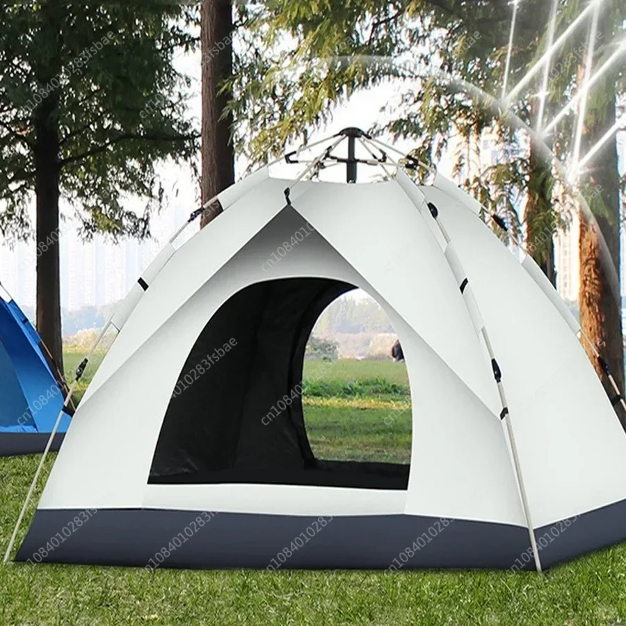 Automatic Quick-opening Tent Outdoor Portable Folding Park Rainproof Thickened Full Set of Wild Camping Camping Beach Wear