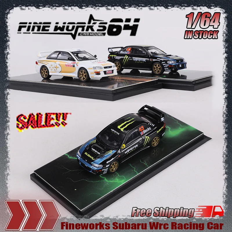 

Новый стандарт Fineworks 1:64 Subaru Wrc, гоночный автомобиль, имитация сплава, маленькая масштабная литая под давлением модель, детские игрушки на заказ, декоративный подарок