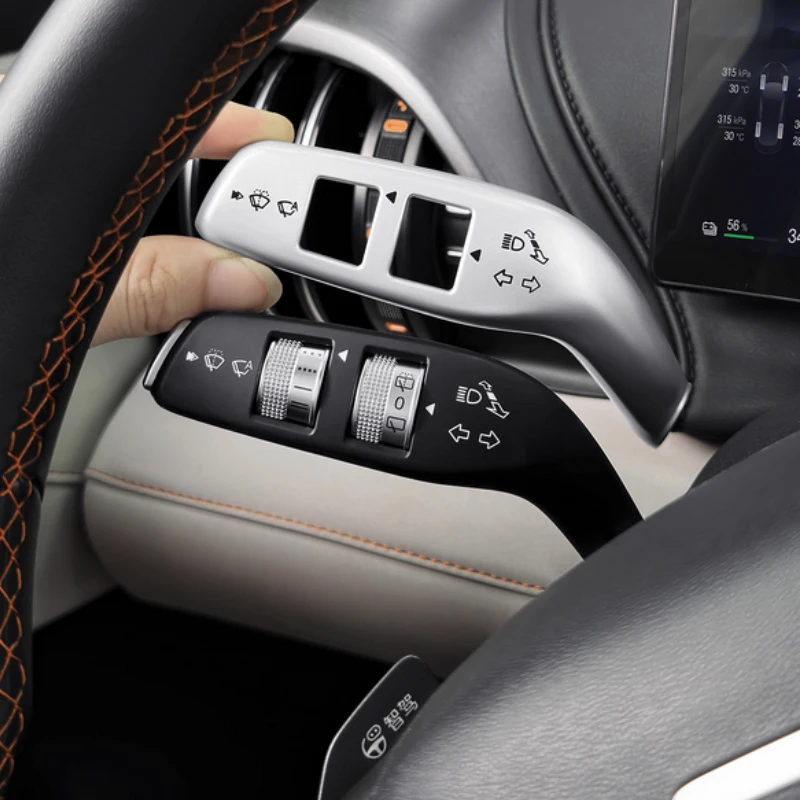 ل BYD سيليون 05 EV 2025 2026 سيارة والعتاد التحول غطاء التوجيه رافعة مقبض حماية شيفتر شل غطاء الملحقات