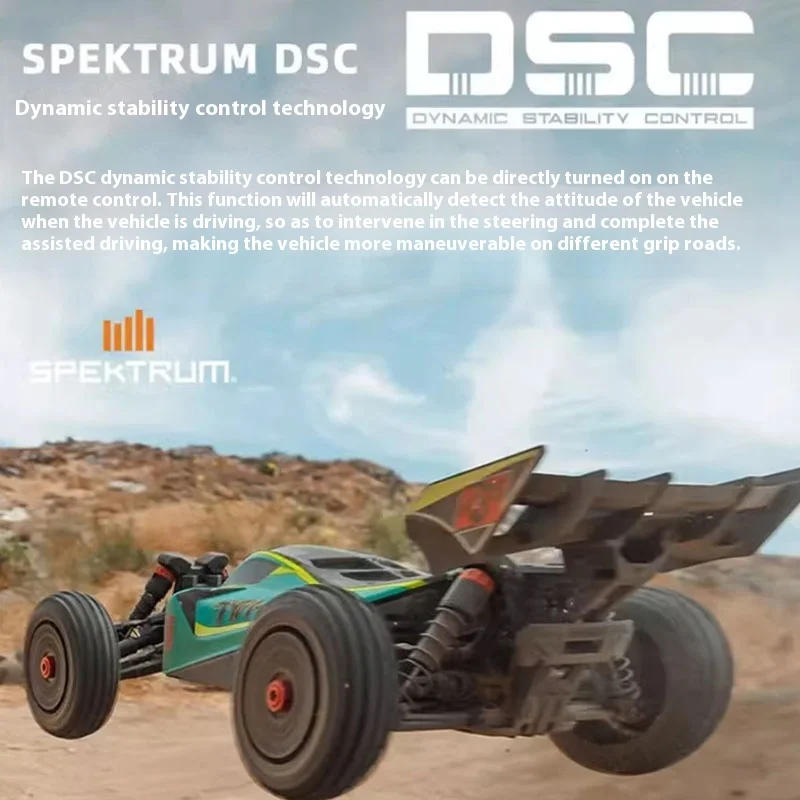 Simulação proporcional do modelo de veículo de escalada off-road de alta velocidade com controle remoto sem escova Typhoon 3s com tração nas quatro rodas