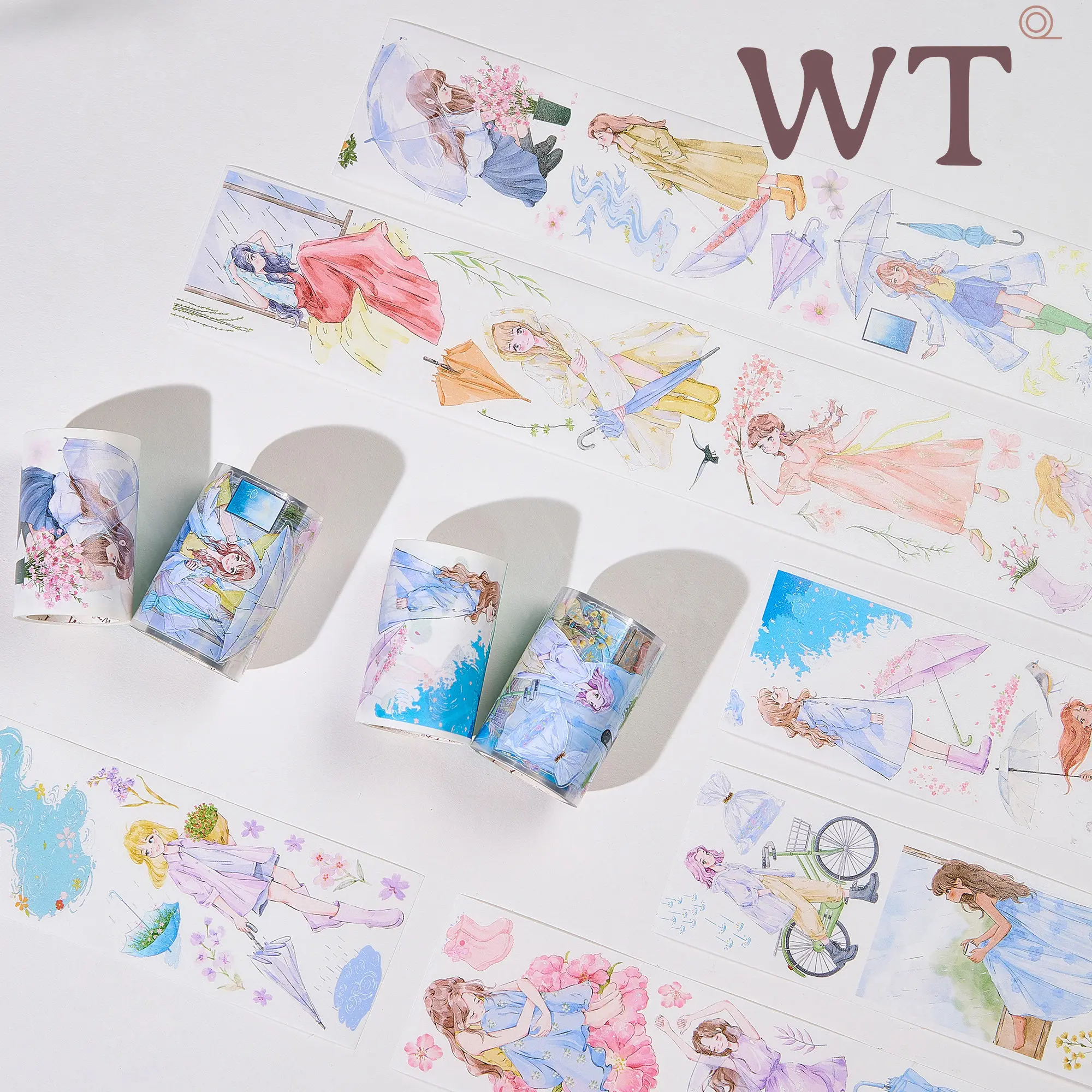 wt-fita-washi-pet-com-recortes-especiais-de-meninas-fofas-em-dias-chuvosos-com-efeito-Oleo