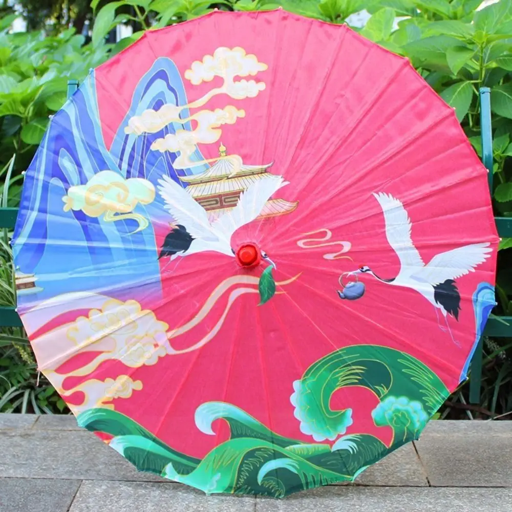 High Quality Chinese Antique Style Oiled Paper Umbrella 56cm 10 Colors Decorative Umbrella Decorate Umbrella Dance Performance