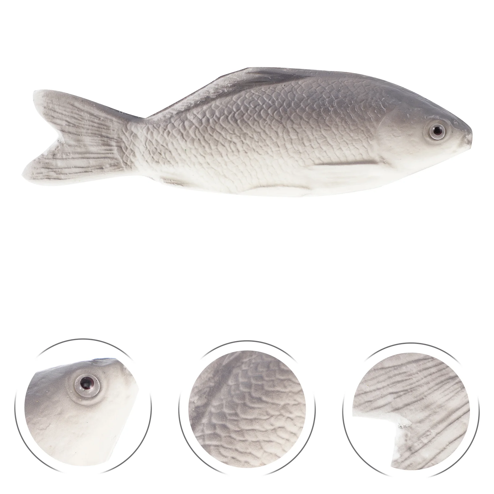 

3 Pcs Carp Artificial Fish Sea Animal Toys Imitation Ornament Desktop Child Ocean