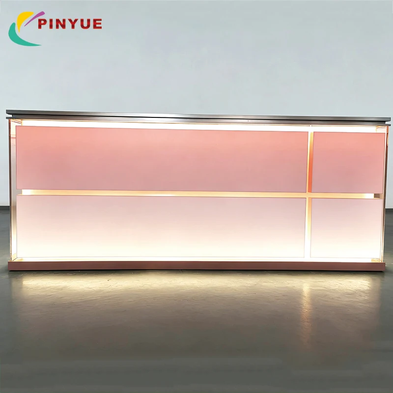 Factory Stainless Steel Display Showcase Counter Storage Custom Retail Shop Durable Metal Stainless Steel Display Cabinet