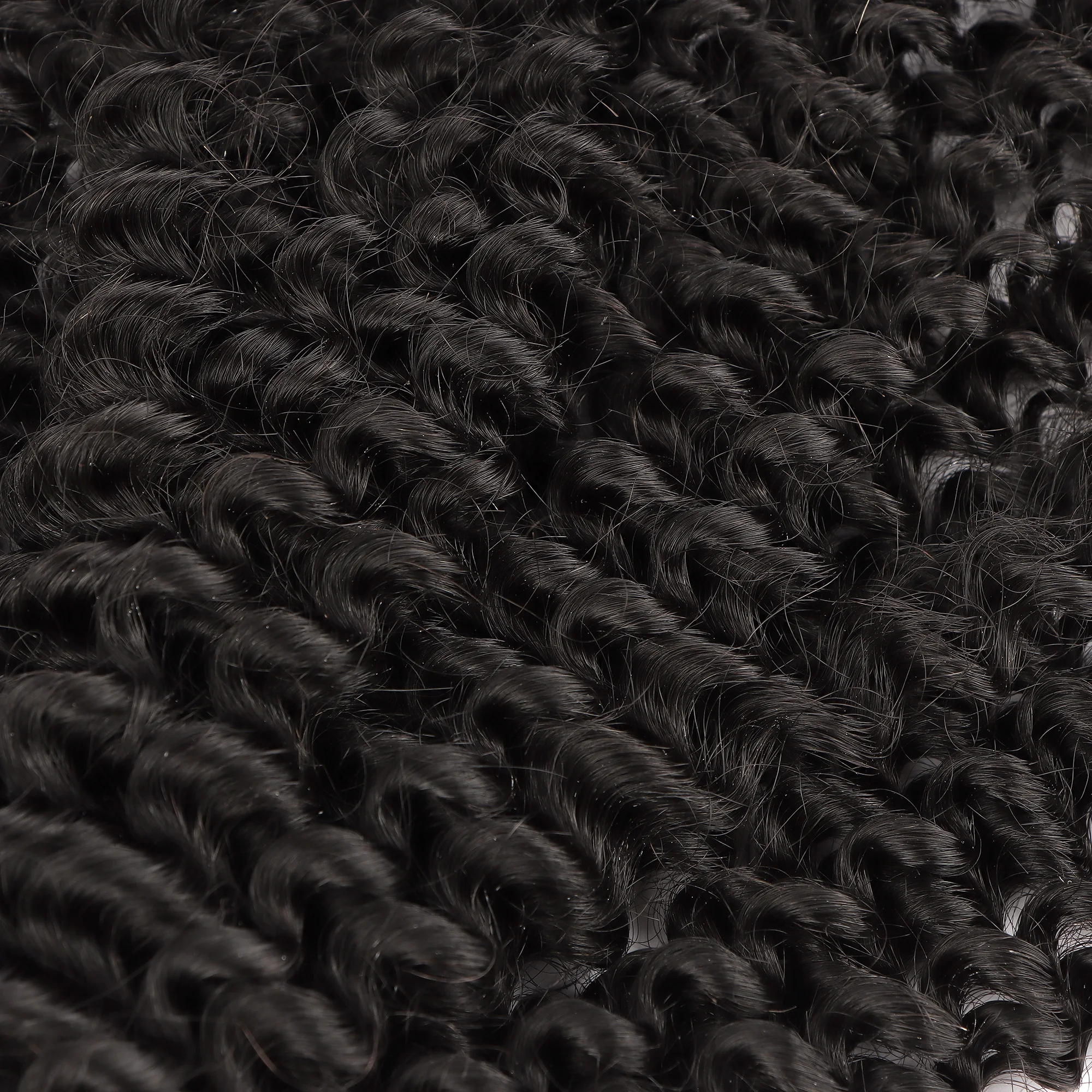 AHVAST Jerry curly 100g clip in weft hair extension natural color human hair 100% virgin hair weft extensions