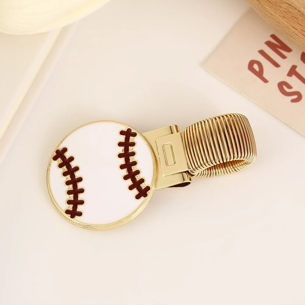 

Creative Metal Metal Pen Holder Cartoon Sports Equipment Series Pen Clip Notebook Clip Stationery Accessories