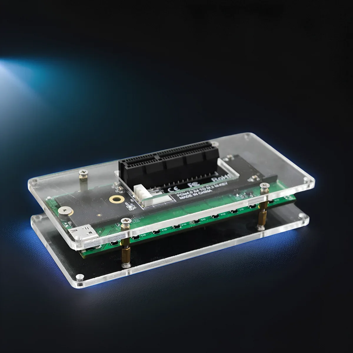 2025 جديد USB4 إلى PCIe متوافق مع Thunderbolt 4/3 Asm2464 التحكم الرئيسي 40Gbps EGPU كارت الصوت DMA بطاقة الحصول على