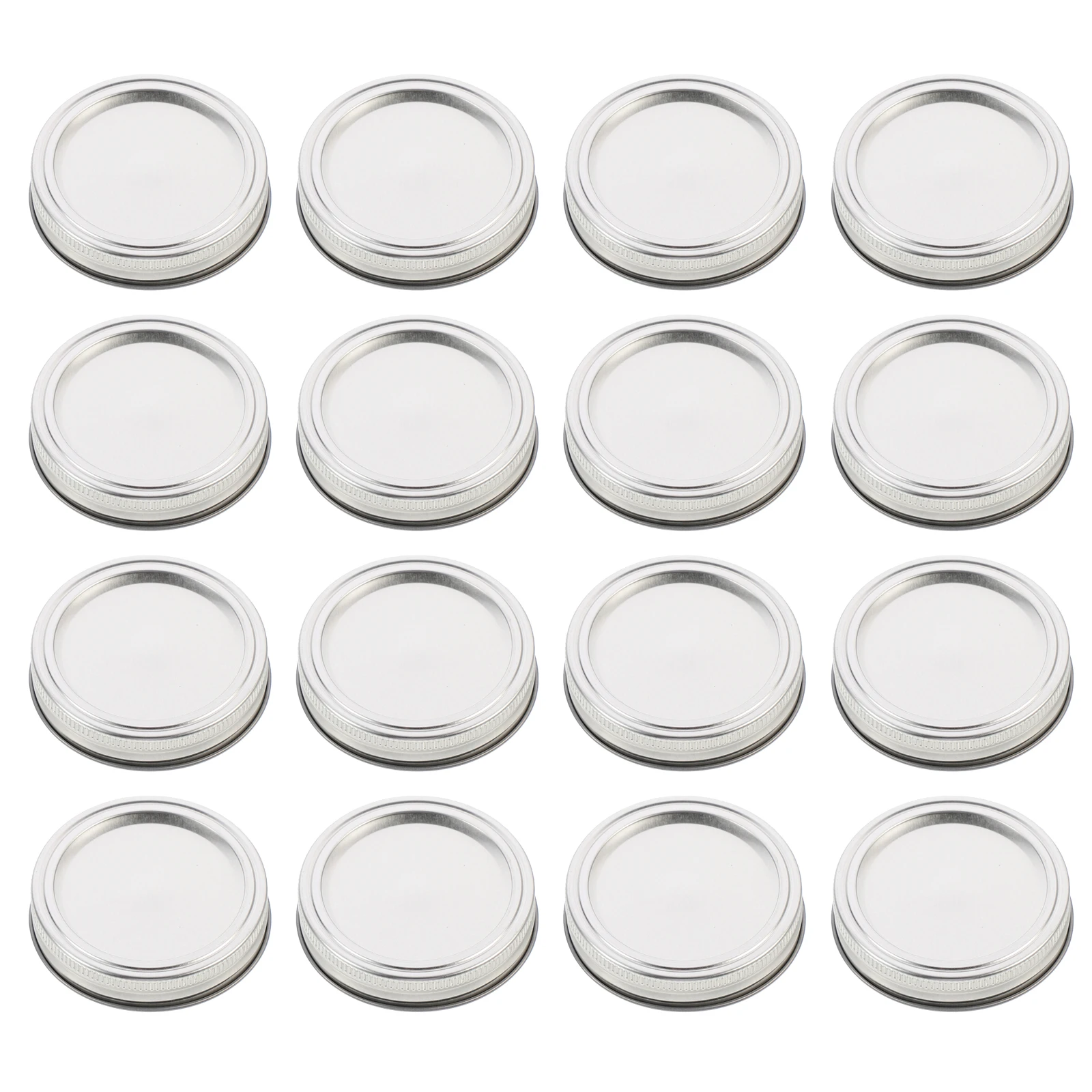 

50 Sets Mason Jar Lids Mouth Split Type Split Type Lids Airtight Food Storage Kitchen Bar Supplies