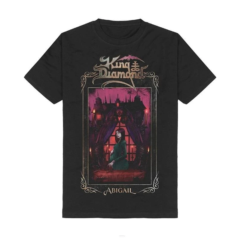 1980: King Diamond, The Diamond King, Dark Music Atmosphere, Punk Rock Band, T-shirt met korte mouwen