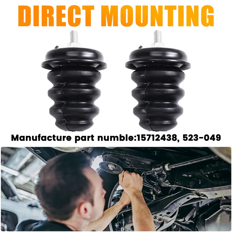 Отбойники заднего моста 15712438 2 шт. для Chevy Silverado GMC Sierra 1500 1999-2007 гг.