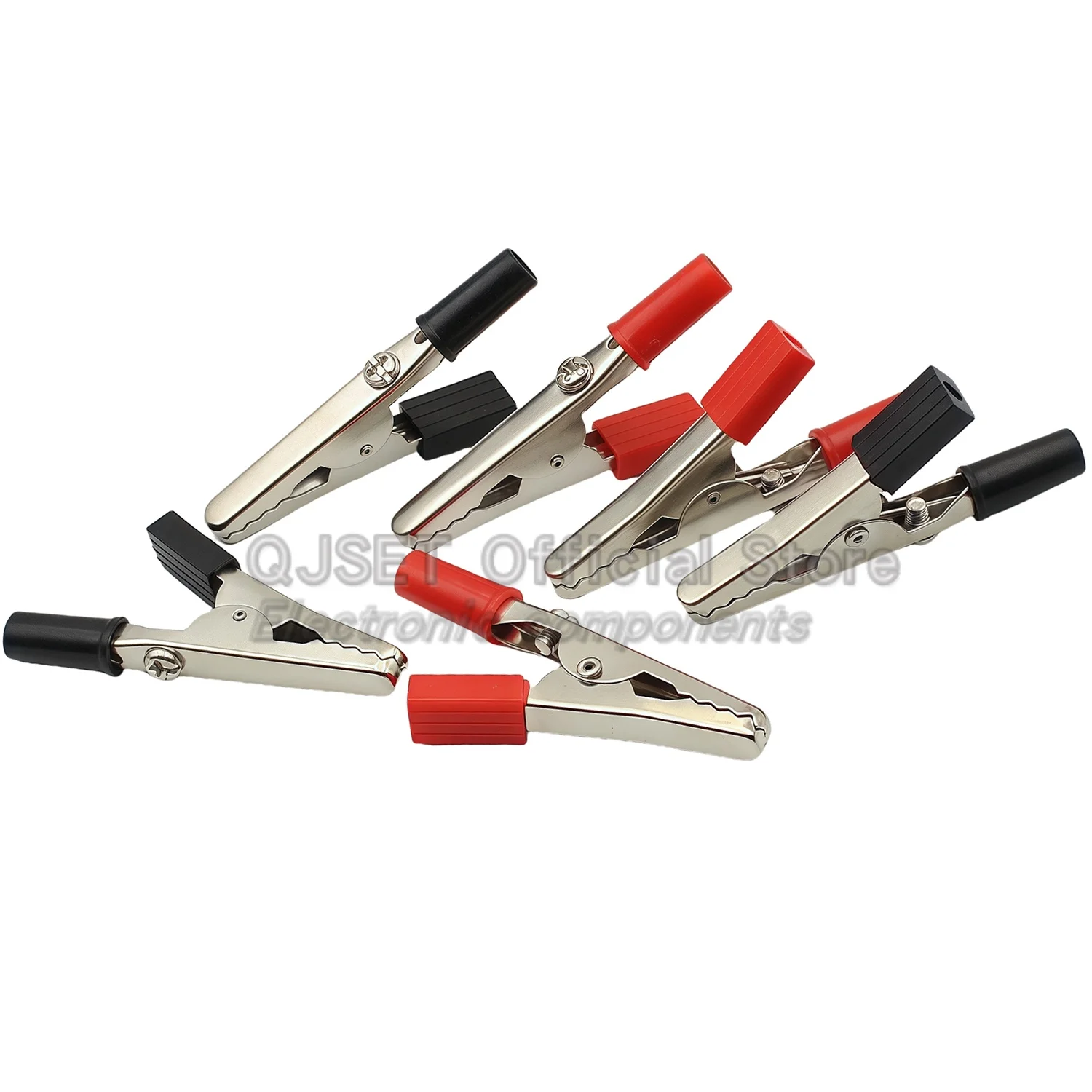 10 pezzi 029 clip a coccodrillo in metallo clip di prova, clip di prova per prodotti elettronici con viti e porte di saldatura, clip per cavi per elettricisti