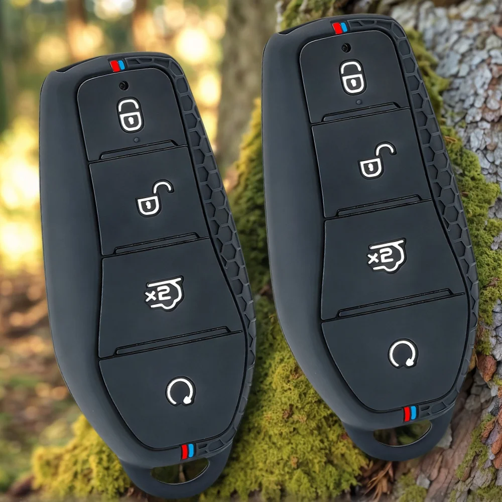 

Silicone Remote Key Case Key Cover Car Keychain Holder For BYD seal sedan Dolphin E2 Qin PLUS/Han Ev Tang Dm/Song Pro/MAX/Yuan