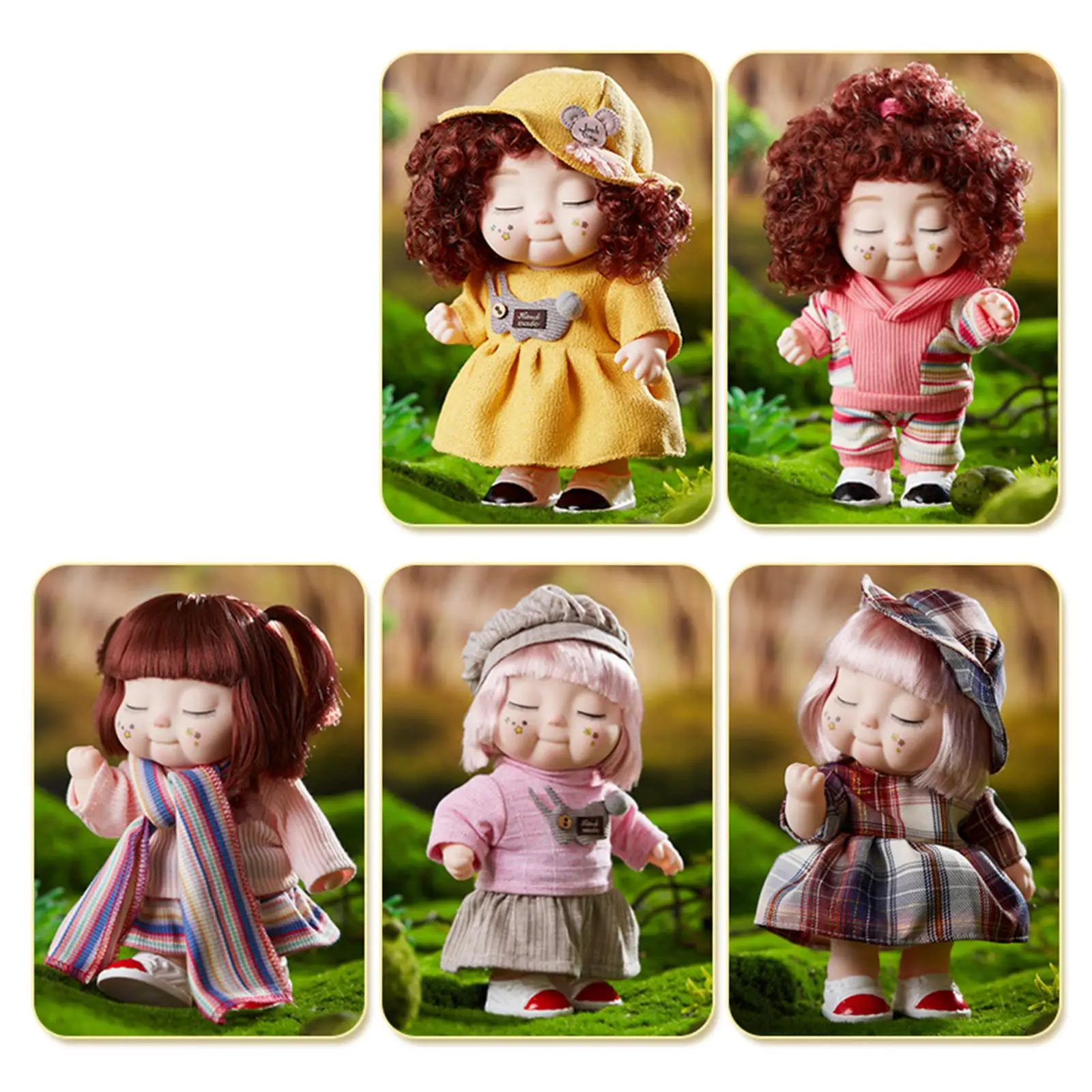 9 inch 1/6 BJD Girl Doll Toys Random Style Flexible for Baby Kids DIY Parts