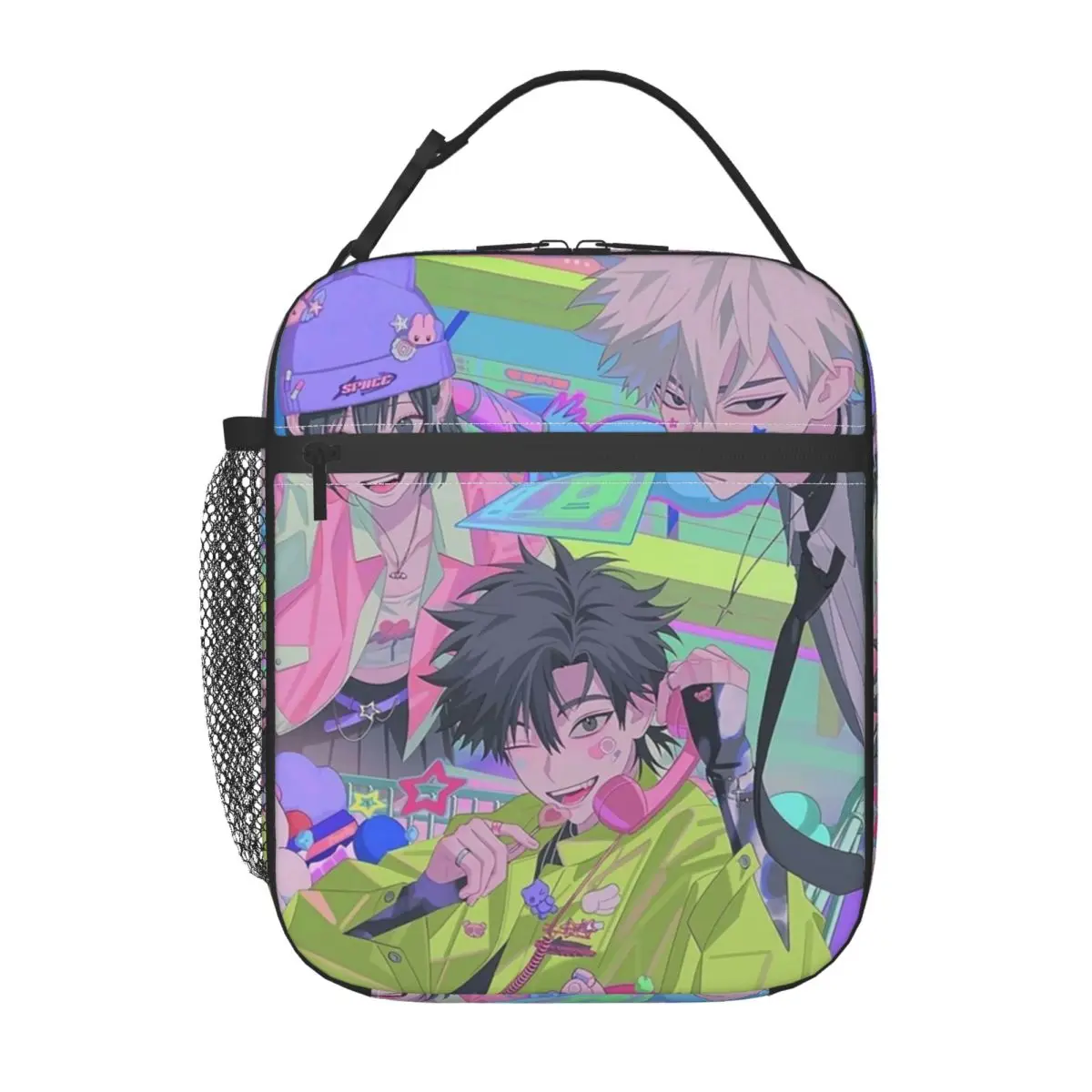 

Link Click Anime Merch Insulated Lunch Bag For Travel Food Container Portable Thermal Cooler Lunch Boxes