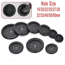 Groove Rubber Grommet 16-60mm Blanking Hole Wiring Cable Gasket Rubber Seal Assortment Set For Protects Wire Cable Hardware Tool