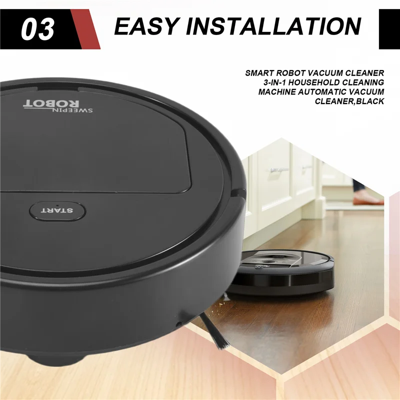 A68M-Robot aspirador inteligente 3 en 1, máquina de limpieza del hogar, aspirador automático