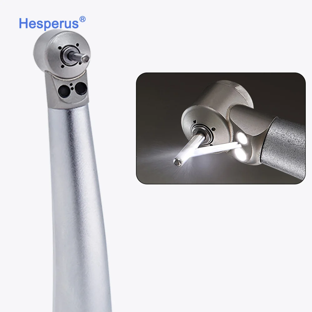 New Ce Surgical Mini Head Den tal Kids with Double Led Handpiece Push Button Turbine High Speed Den tal Handpiece